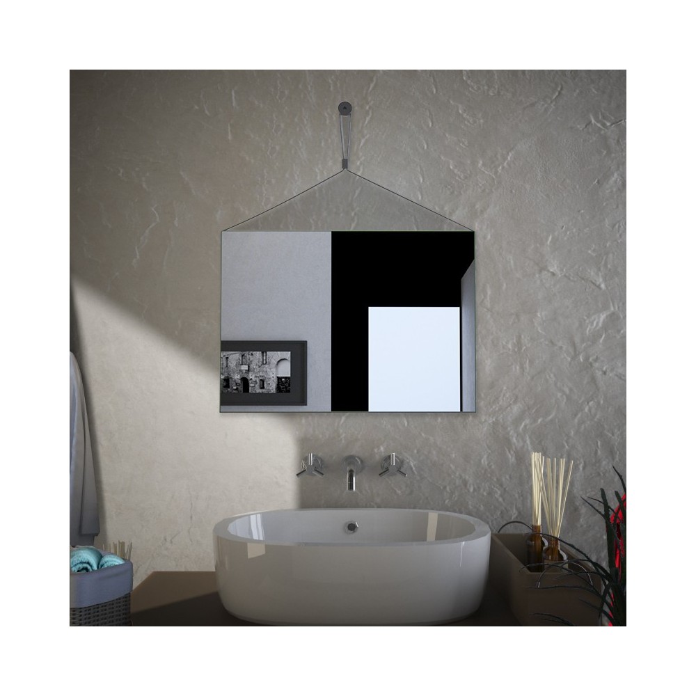 Magnolia - Miroir de salle de bain avec cadre