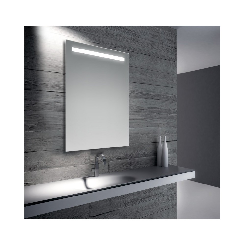 Miroir de salle de bain rétroéclairé par LED
