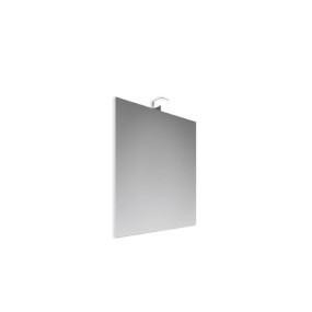 Minimal - Specchio piccolo rettangolare 39x69cm con lampada led