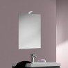 Minimal - Miroir rectangulaire 39x69cm avec lampe LED