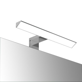 Miroir de salle de bain Innovo avec cadre périmétrique et lampe LED