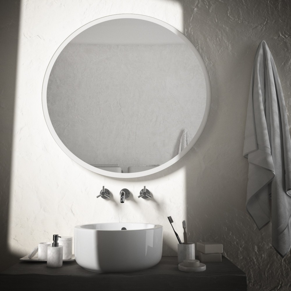Krug - Round LED backlit bathroom mirror