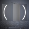Boom - Specchio da bagno retroilluminato led+lampada led Made in Italy