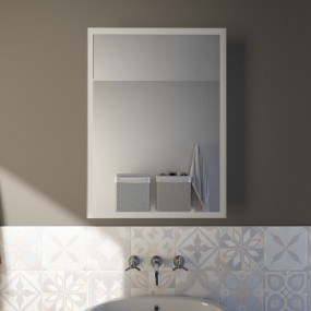 Lisa - Miroir de salle de bain rectangulaire rétroéclairé Made in Italy