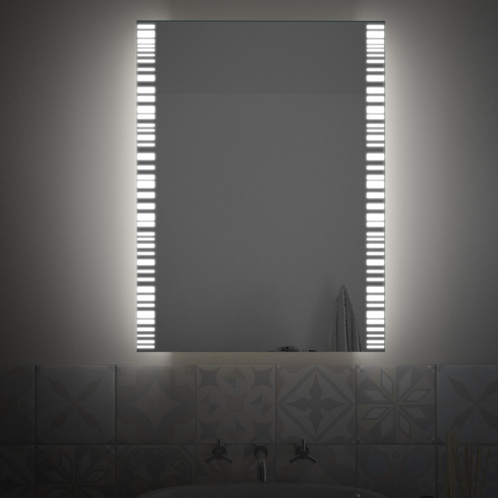 Serena - Specchio con illuminazione laterale Made in Italy