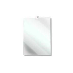 Prime - Specchio rettangolare 50x70cm con lampada led