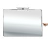 Naviom - Specchio bagno con interruttore sfioramento touch+lampada Led