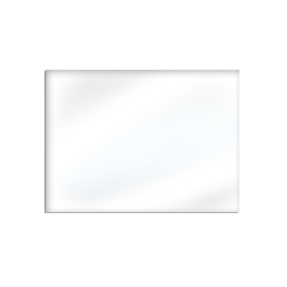 Miley - Specchio da parete rettangolare reversibile (110x80cm) Made in Italy