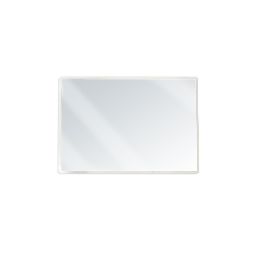 Iris - Miroir de salle de bain rectangulaire rétroéclairé aux angles arrondis