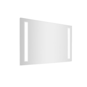 Jappo - Miroir de salle de bain avec bandes latérales rétroéclairées LED et film de sécurité Safe