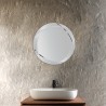 Sound tondo - Miroir salle de bain rond d.70cm