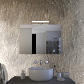 Aka - Specchio bagno illuminato Made in Italy