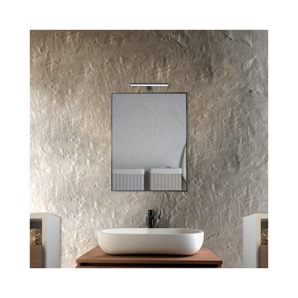 Julca - Miroir de salle de bain avec lumière LED Made in Italy