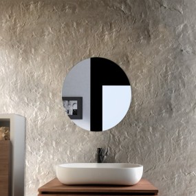 Luna - Miroir de salle de bain diam.70cm