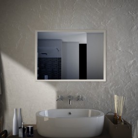 Lisa - Specchio con luce integrata per bagno