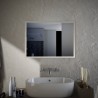 Lisa - Specchio con luce integrata per bagno