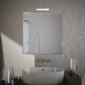Naviom - Miroir de salle de bain avec lampe et interrupteur tactile