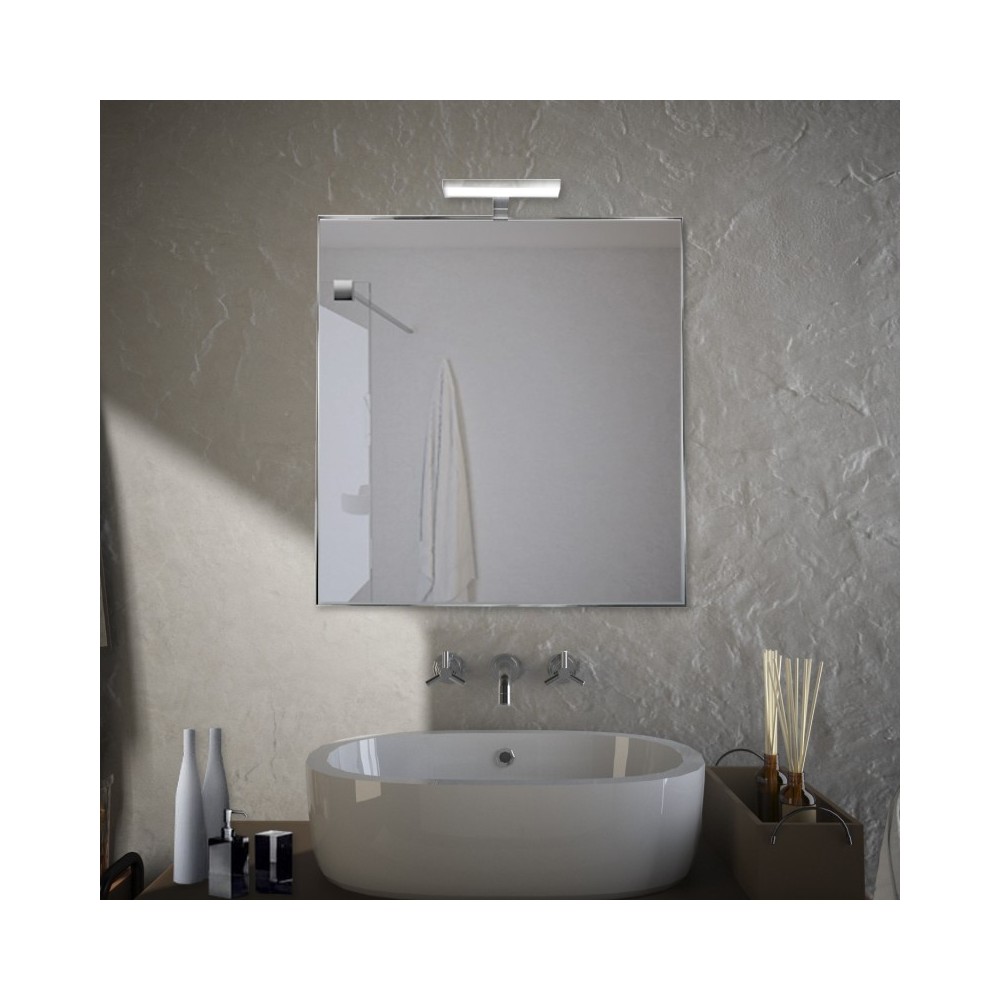 Naviom - Miroir de salle de bain avec lampe et interrupteur tactile