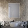 Ilena - Miroir de salle de bain rectangulaire réversible rétroéclairé à LED IP44
