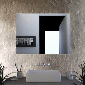 Ilena - Miroir de salle de bain avec lumière LED derrière