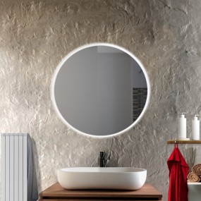 Krug - Miroir de salle de bain rond bord