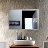 Midori - Miroir de salle de bain rétroéclairé avec loupe rétroéclairée 2x