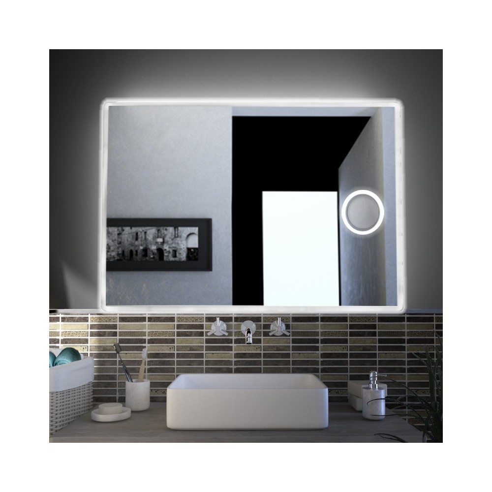 Midori - Miroir de salle de bain rétroéclairé avec