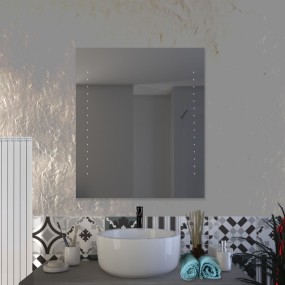 Woolly - Miroir de salle de bain éclairé par LED
