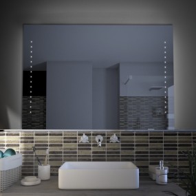 Woolly - Miroir de salle de bain avec lumière LED intégrée