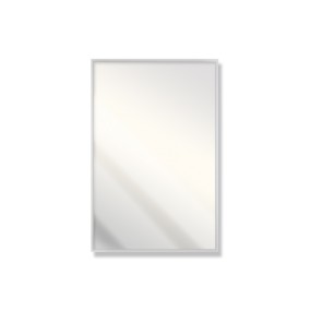Molten - Specchio retroilluminato led, rettangolare, reversibile Made in Italy