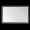 Sirio - Specchio bagno retroilluminato led 110x70cm rettangolare reversibile